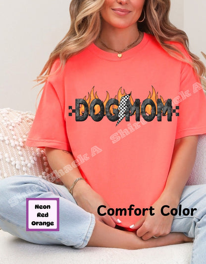 Dog Mom Flames