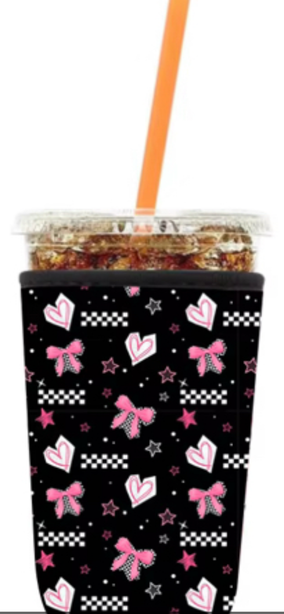 Heart and Bow Koozie