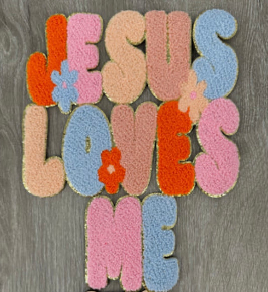 Jesus Loves Me, Chenille Patch