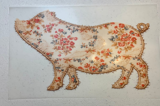 126LC quilted pig ￼