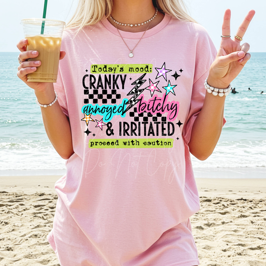 60 cranky and irritated