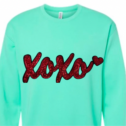 XOXO, Red Sequin Patch