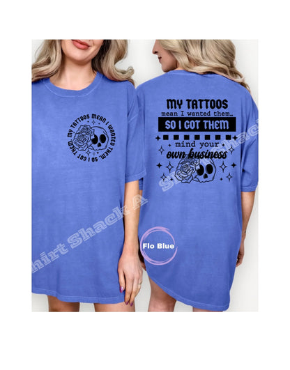 My Tattoos, My Business