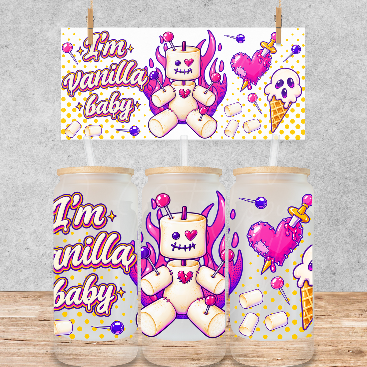 I’m vanilla baby
