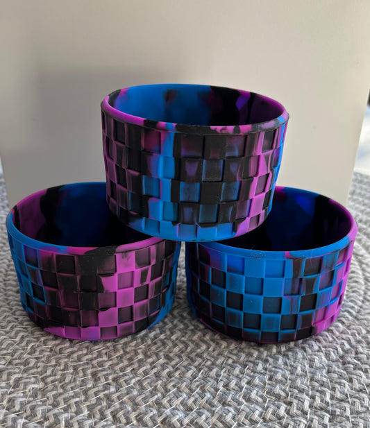 Purple/Blue/Black Swirly-Tumbler Boot