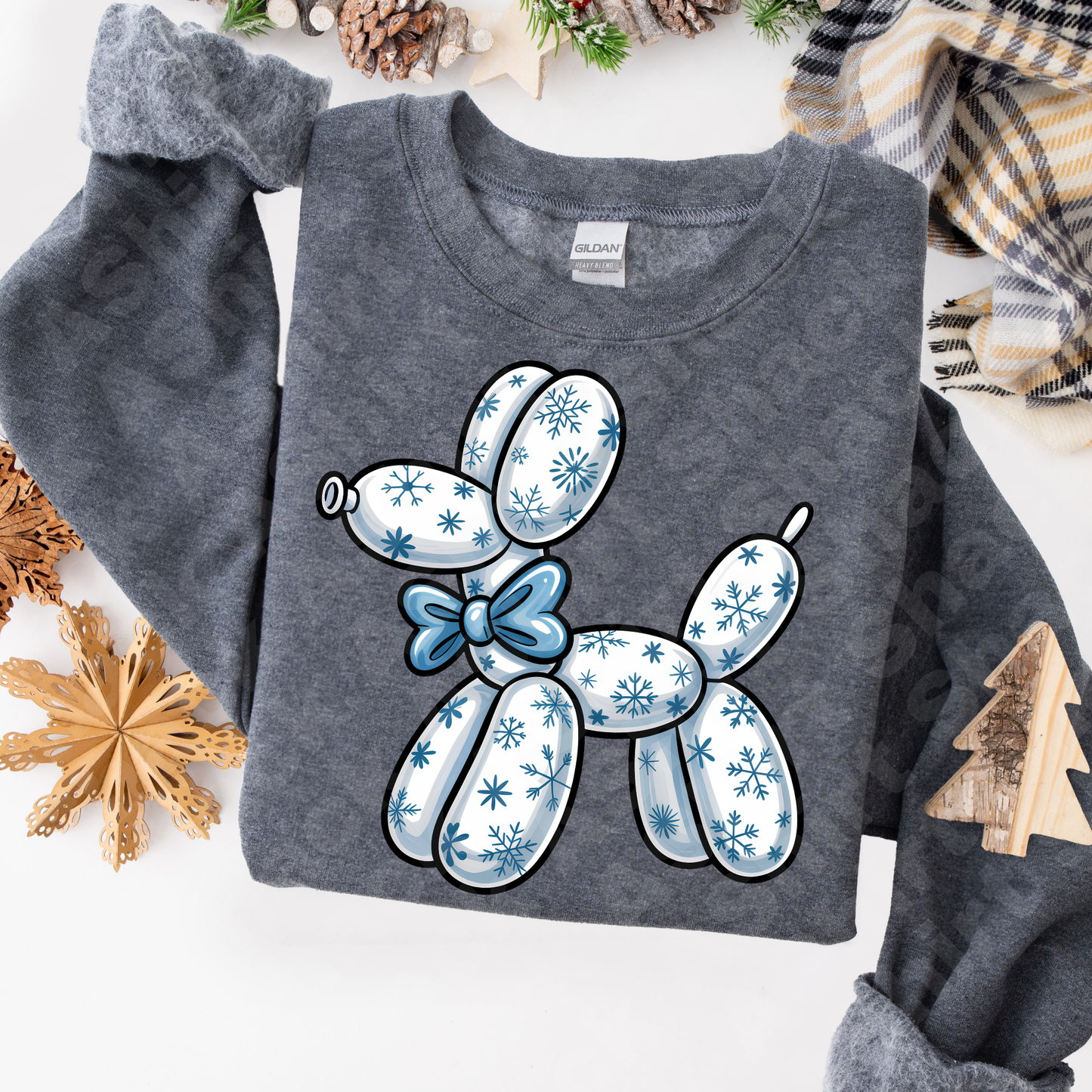 42 winter balloon dog