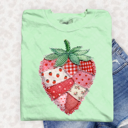 54B patchwork strawberry