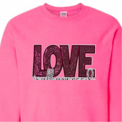 Love Is All You Need, Sequin Patch