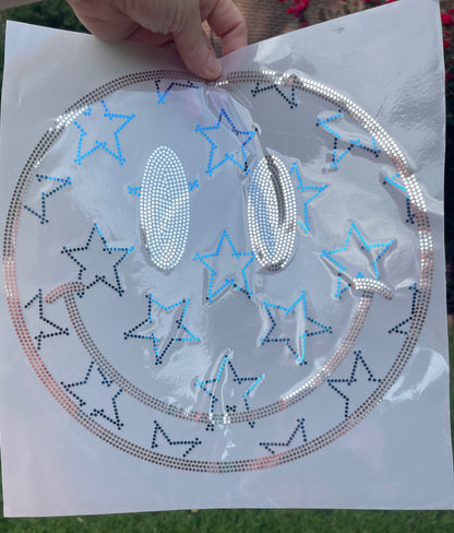 Smiley with Blue Stars “Spangle”