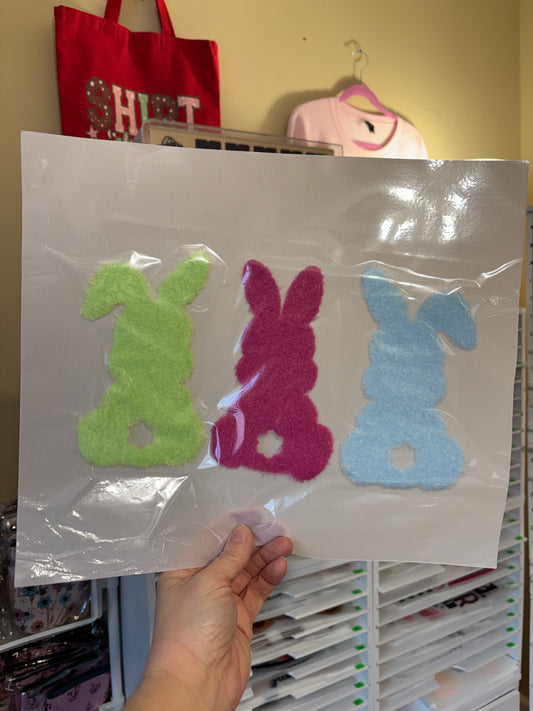 3 Bunnies Fluffy Transfer