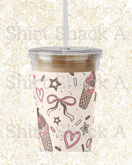 Ice Cream Cone, Small Coffee Koozie