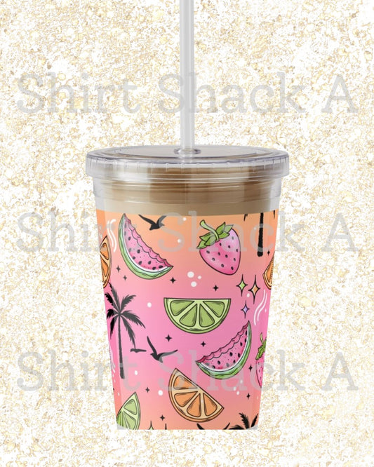 Summer Fruits, Small Coffee Koozie